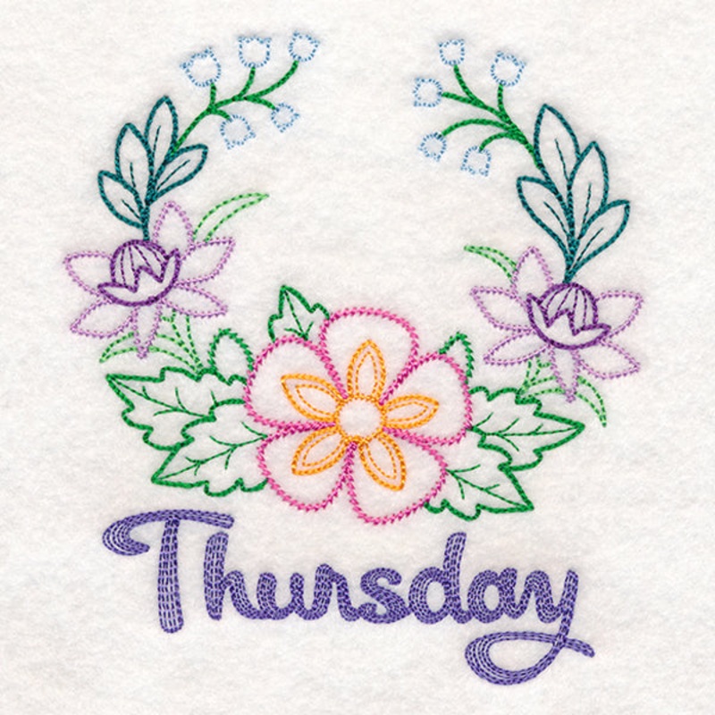 Floral Laurels – Thursday (Vintage)