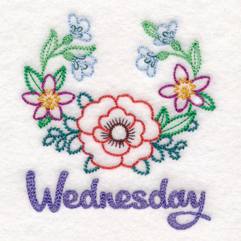 Floral Laurels – Wednesday (Vintage)