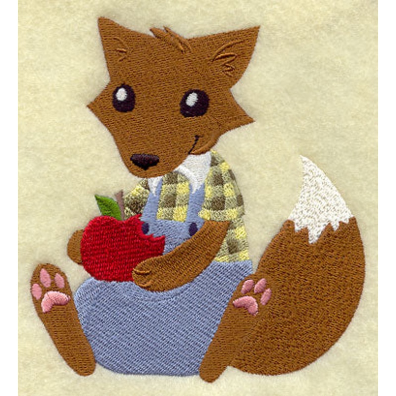 Fox in Bib Overalls|5.24″ x 4.84″ / 133.21mm x 123.02mm|3.83″ x 3.54″ / 97.24mm x 89.98mm|All Sizes