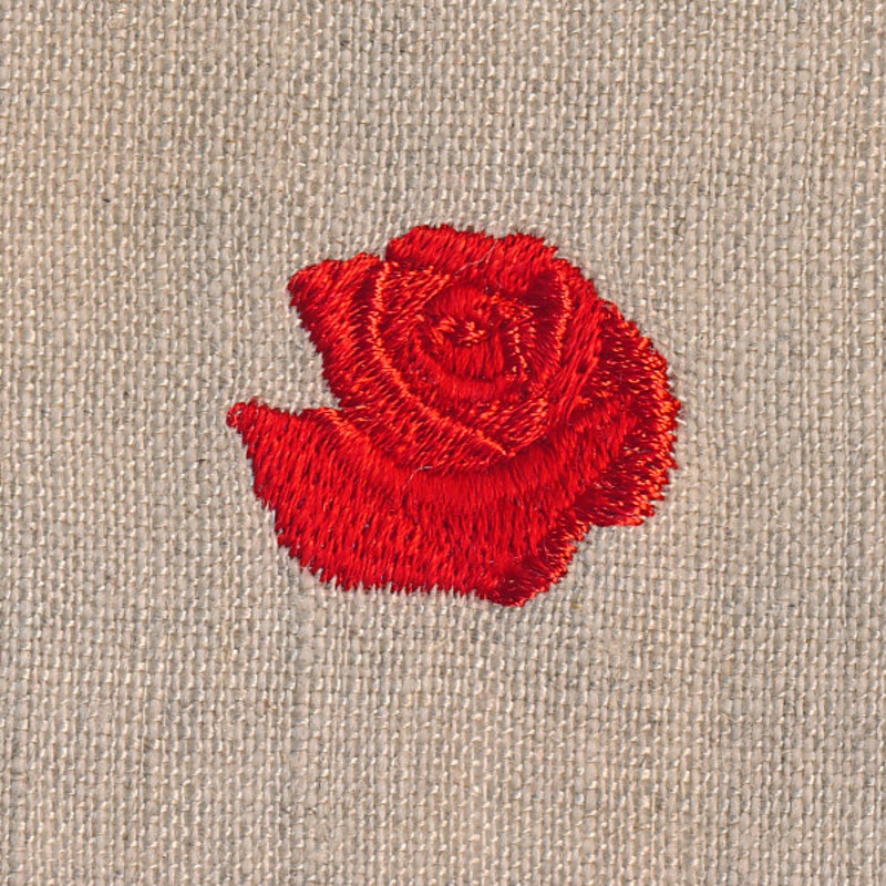 Tiny Rose (Miniature)|0.87″ x 1.01″ / 22.07mm x 25.65mm