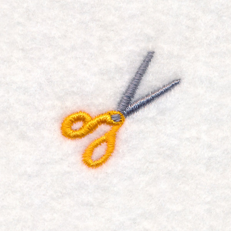 Tiny Scissors (Miniature)|1.02″ x 1.01″ / 25.79mm x 25.68mm