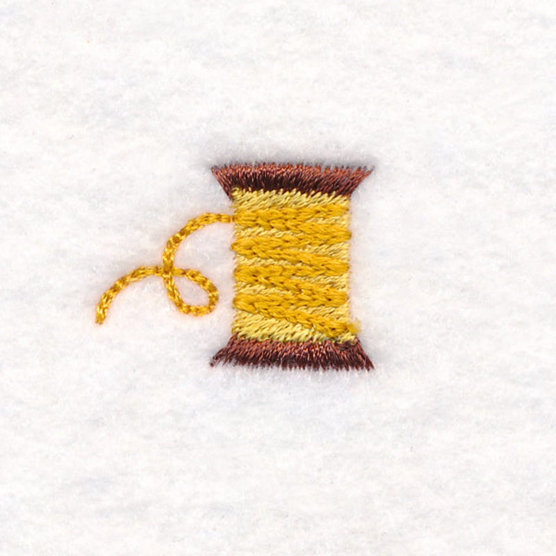 Tiny Thread Spool (Miniature)|0.74″ x 1.01″ / 18.78mm x 25.55mm