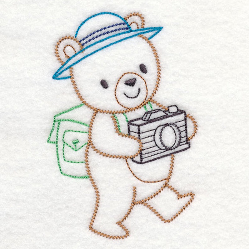 Traveling Teddy Bear – Hiking (Vintage)