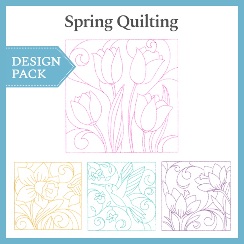 A Spring Quilting Design Pack|7.8″ x 7.8″ / 198.12mm x 198.12mm|6.9″ x 6.9″ / 175.26mm x 175.26mm|5.9″ x 5.9″ / 149.86mm x 149.86mm|4.9″ x 4.9″ / 124.46mm x 124.46mm|3.9″ x 3.9″ / 99.06mm x 99.06mm|All Sizes