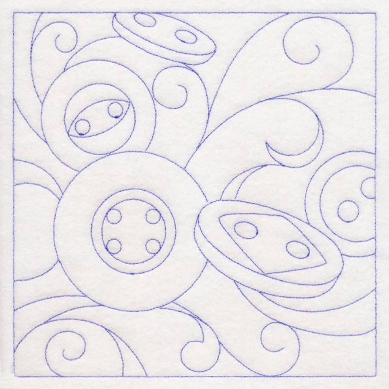 Crafty Quilting – Buttons (Double Run)