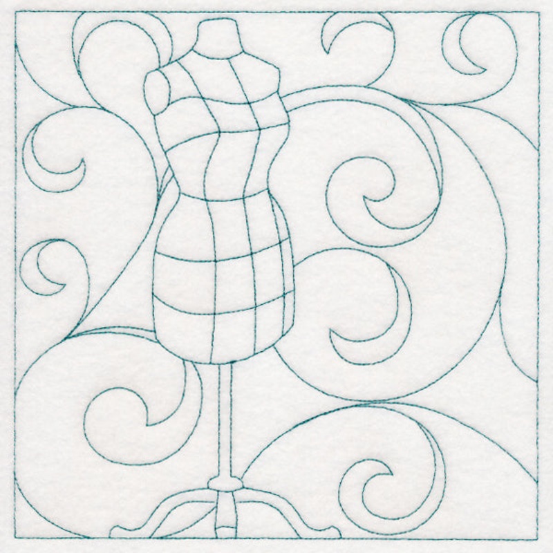 Crafty Quilting – Dress Form (Double Run)