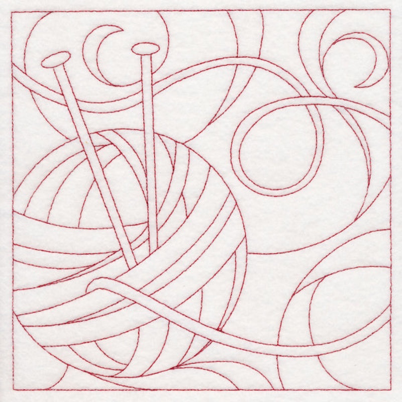 Crafty Quilting – Knitting (Double Run)