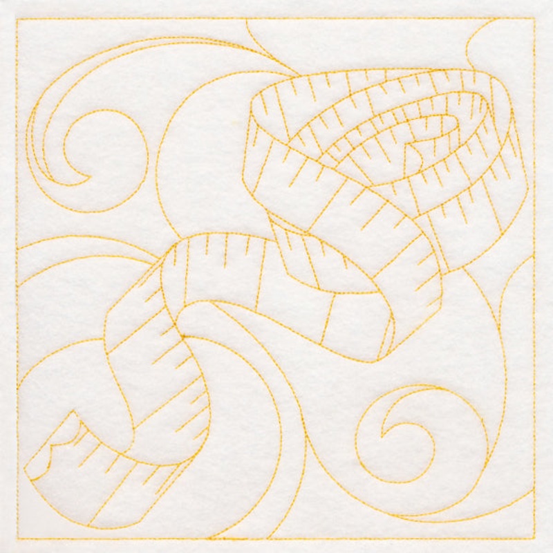 Crafty Quilting – Measuring Tape (Double Run)