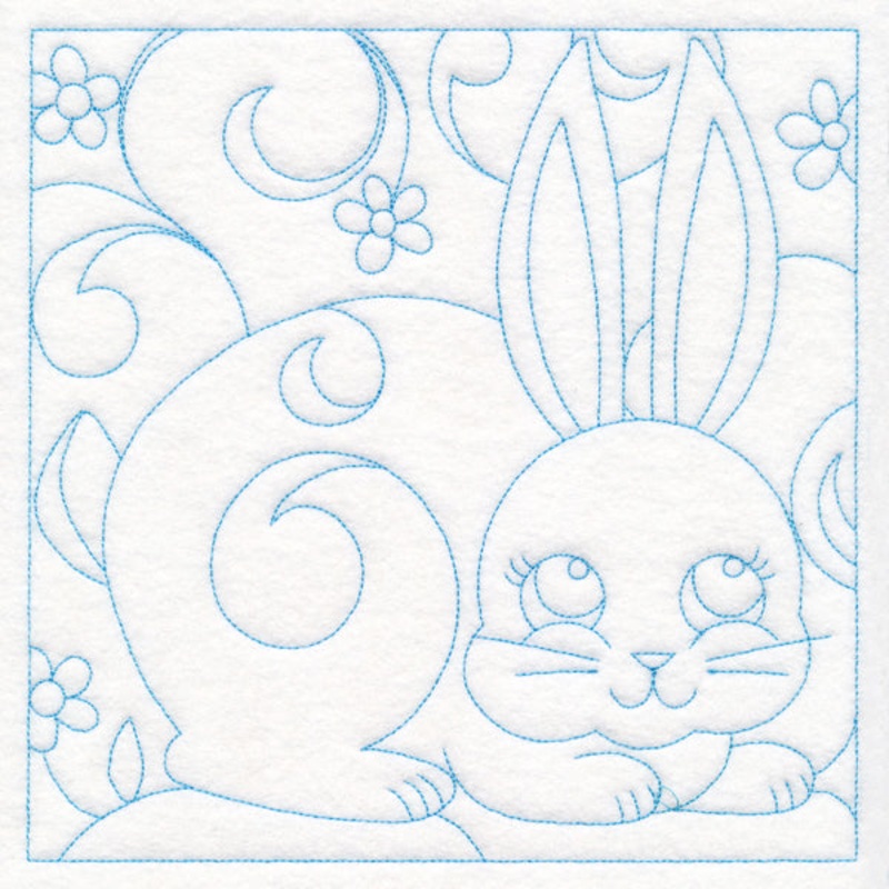 Easter Quilting – Bunny (Double Run)