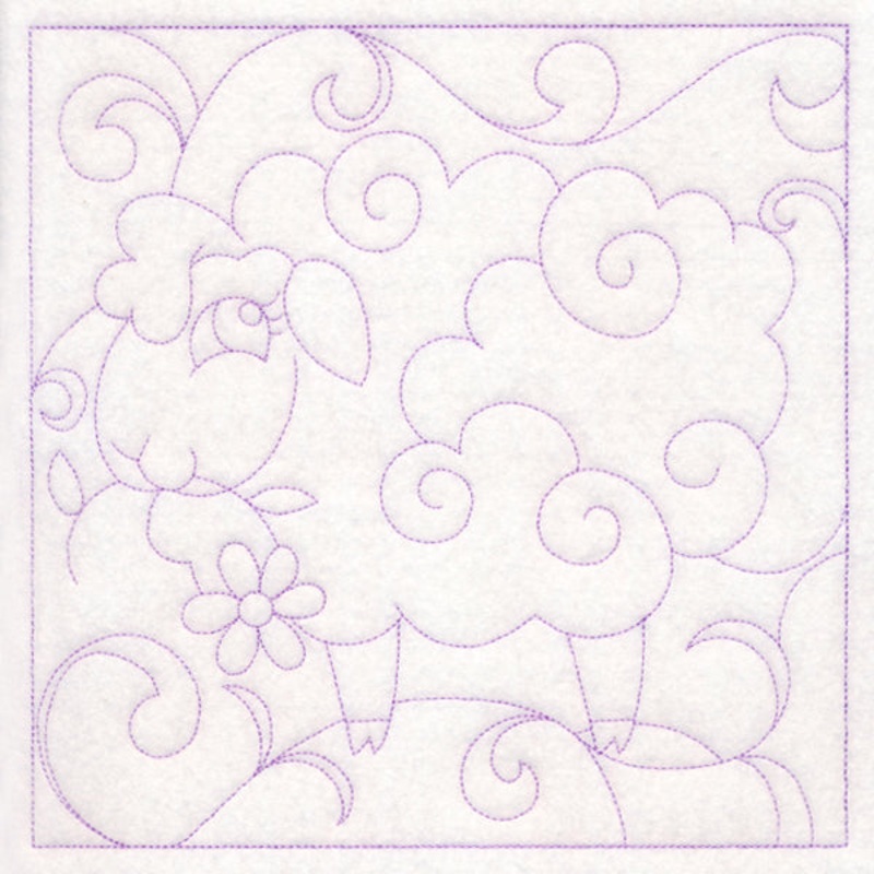 Easter Quilting – Lamb (Double Run)