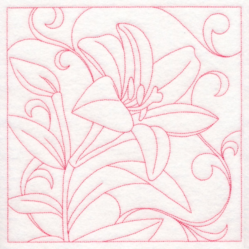 Easter Quilting – Lily (Double Run)