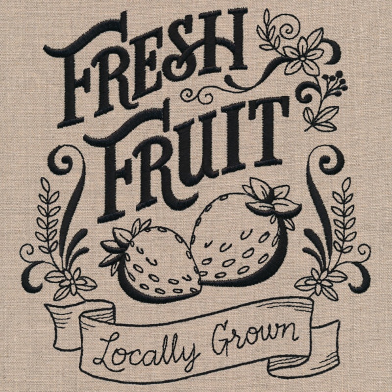 Fresh Fruit Sign|7.33″ x 6.85″ / 186.18mm x 173.99mm|6.26″ x 5.85″ / 159.03mm x 148.64mm|5.2″ x 4.86″ / 132.01mm x 123.33mm|3.86″ x 3.61″ / 98.13mm x 91.68mm|All Sizes