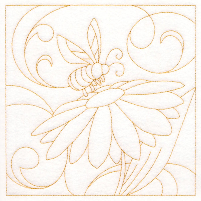 Spring Quilting – Bumblebee (Double Run)