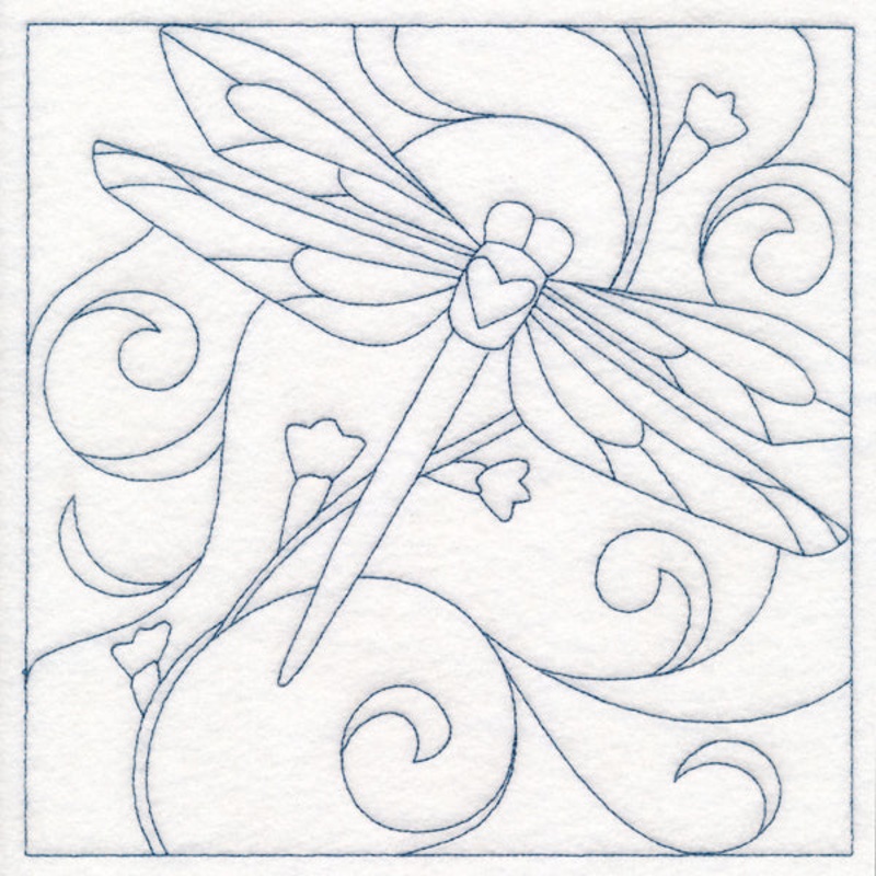 Spring Quilting – Dragonfly (Double Run)