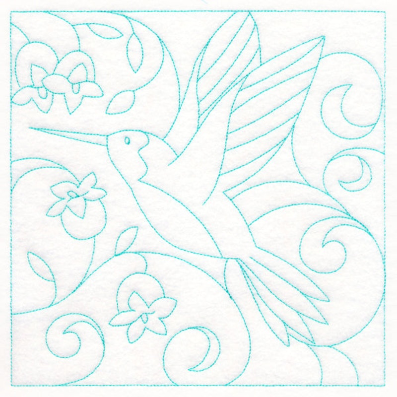 Spring Quilting – Hummingbird (Double Run)