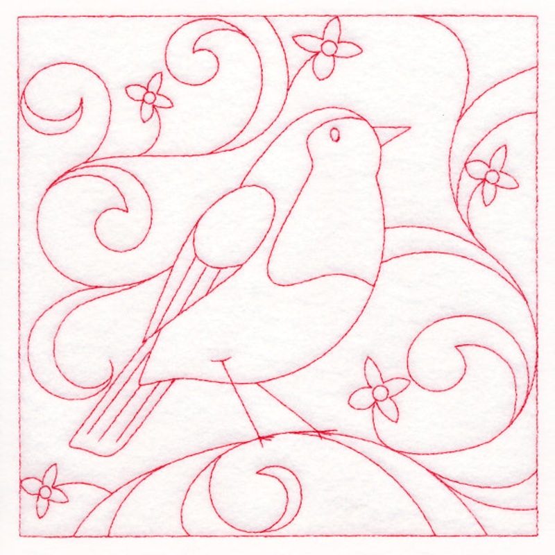 Spring Quilting – Robin (Double Run)