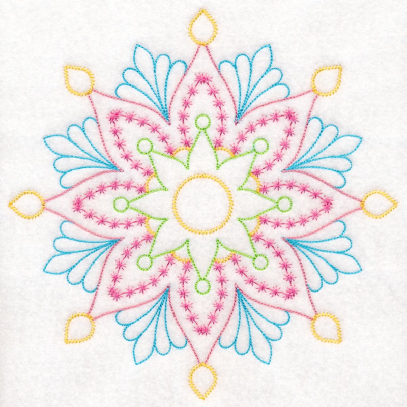 Delicate Floral Medallion (Vintage)