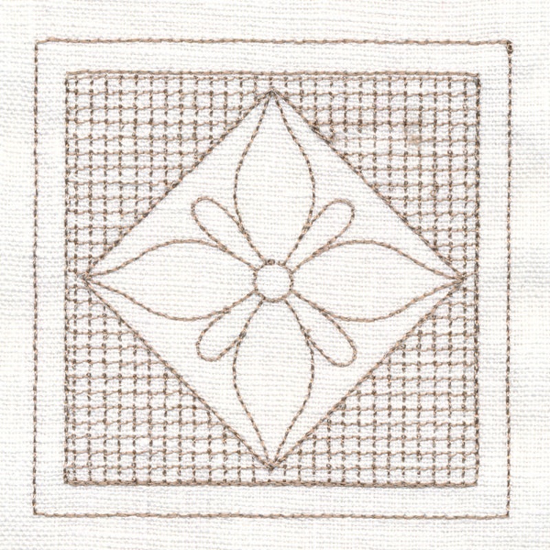 Dogwood Square (Trapunto)|3.22″ x 3.22″ / 81.71mm x 81.71mm|2.84″ x 2.84″ / 72.26mm x 72.26mm|2.43″ x 2.43″ / 61.8mm x 61.8mm|2.02″ x 2.02″ / 51.33mm x 51.33mm|1.61″ x 1.61″ / 40.84mm x 40.84mm|All Sizes