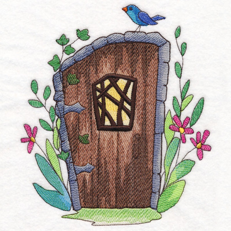 Fanciful Fairy Door|7.8″ x 6.73″ / 198.06mm x 170.82mm|6.79″ x 5.85″ / 172.47mm x 148.67mm|5.63″ x 4.85″ / 142.99mm x 123.31mm|All Sizes