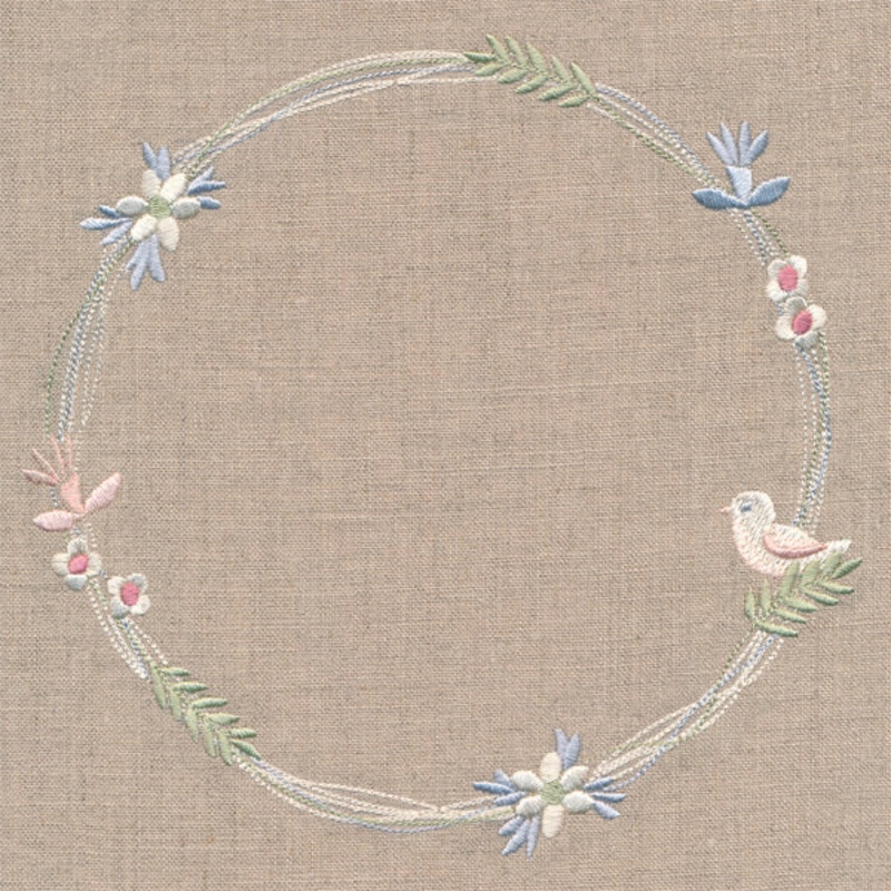 Fanciful Wildflower Wreath|7.6″ x 7.81″ / 193.07mm x 198.27mm|6.86″ x 7.04″ / 174.16mm x 178.86mm|5.86″ x 6.01″ / 148.76mm x 152.77mm|4.88″ x 5.01″ / 123.89mm x 127.23mm|3.76″ x 3.88″ / 95.39mm x 98.48mm|All Sizes