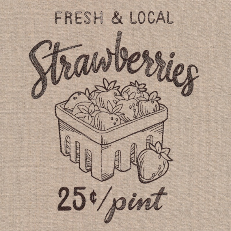 Farmers Market – Fresh and Local Strawberries