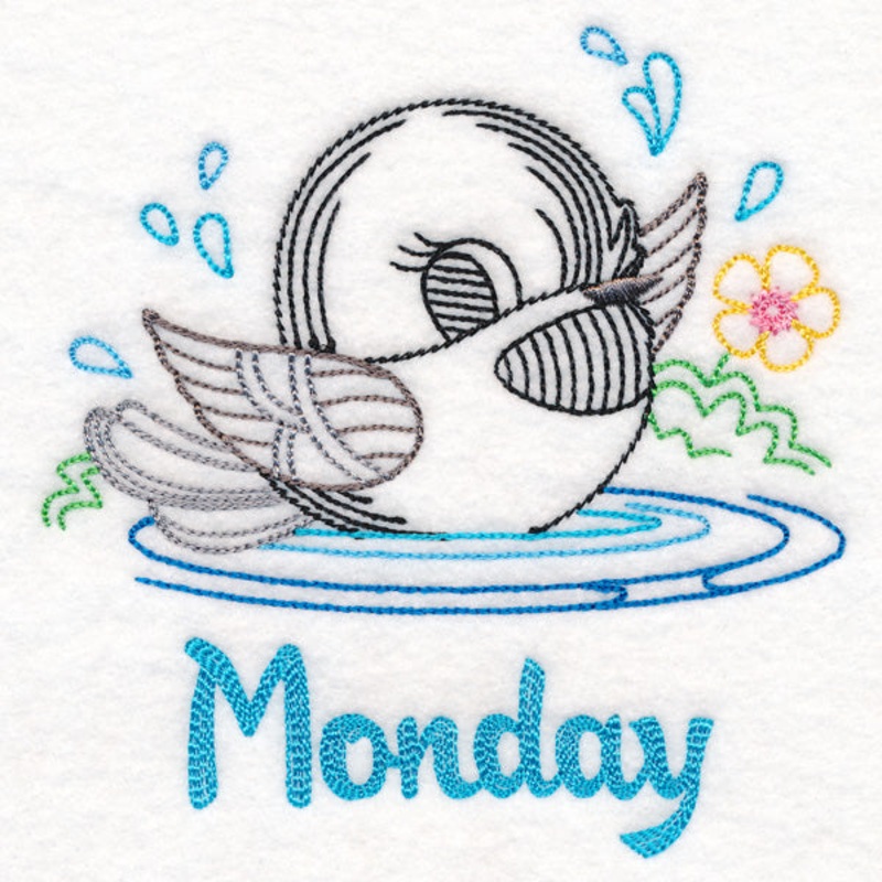 Spring Chickadee – Monday (Vintage)