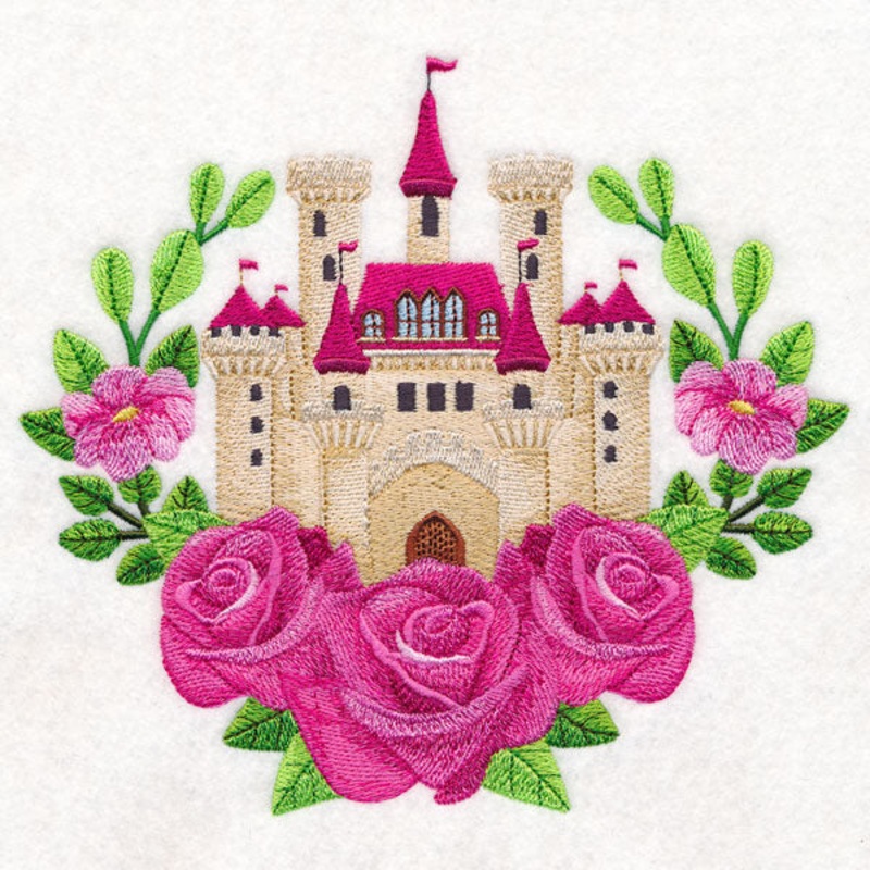 Storybook Castle in Bloom|6.28″ x 6.9″ / 159.62mm x 175.22mm|5.34″ x 5.87″ / 135.66mm x 148.98mm|4.43″ x 4.85″ / 112.53mm x 123.23mm|All Sizes