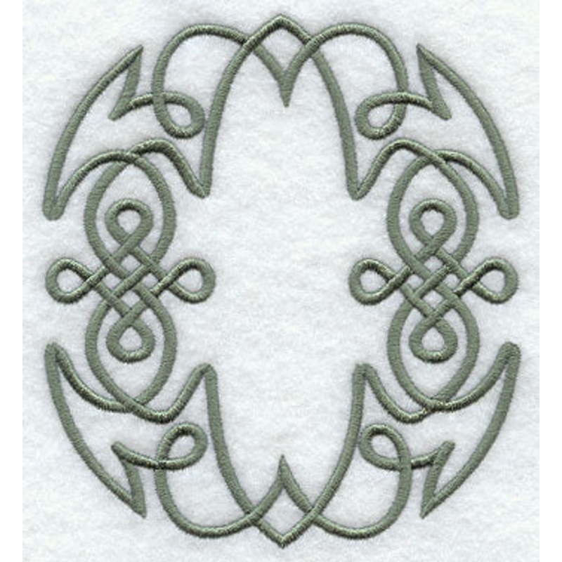 Celtic Knotwork Letter O – 5 Inch