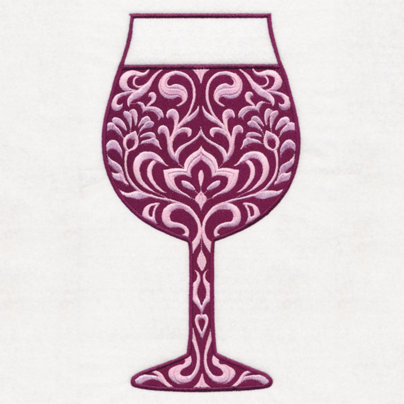 Delightful Damask Wine Glass|11.32″ x 6.01″ / 287.65mm x 152.76mm|9.4″ x 5″ / 238.88mm x 126.92mm|7.8″ x 4.15″ / 198.23mm x 105.39mm|6.85″ x 3.65″ / 174.11mm x 92.61mm|3.88″ x 2.08″ / 98.63mm x 52.93mm|All Sizes
