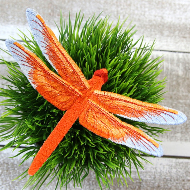 Free-Flying Flame Skimmer (In-the-Hoop)