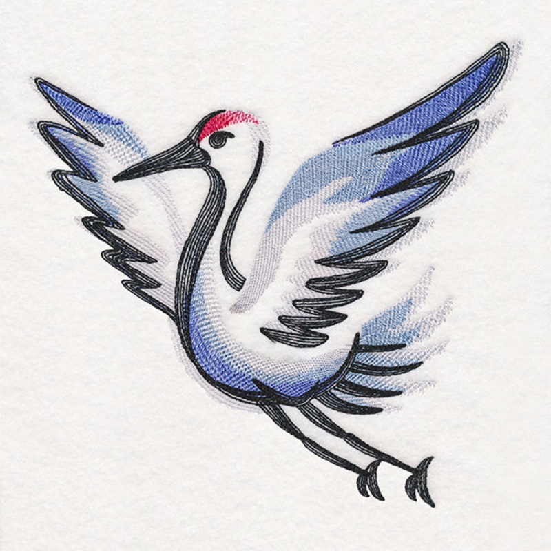 Sweet Brushstroke Crane|7.24″ x 7.79″ / 183.8mm x 197.99mm|6.36″ x 6.87″ / 161.49mm x 174.57mm|5.42″ x 5.85″ / 137.7mm x 148.48mm|4.5″ x 4.85″ / 114.37mm x 123.31mm|3.56″ x 3.85″ / 90.47mm x 97.9mm|All Sizes