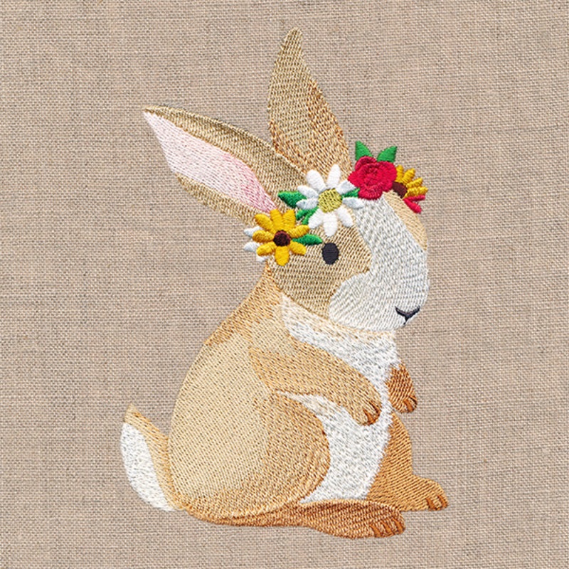 Sweet Woodland Bunny|5.87″ x 3.77″ / 149.15mm x 95.64mm|4.87″ x 3.13″ / 123.77mm x 79.38mm|3.87″ x 2.48″ / 98.38mm x 63.02mm|All Sizes