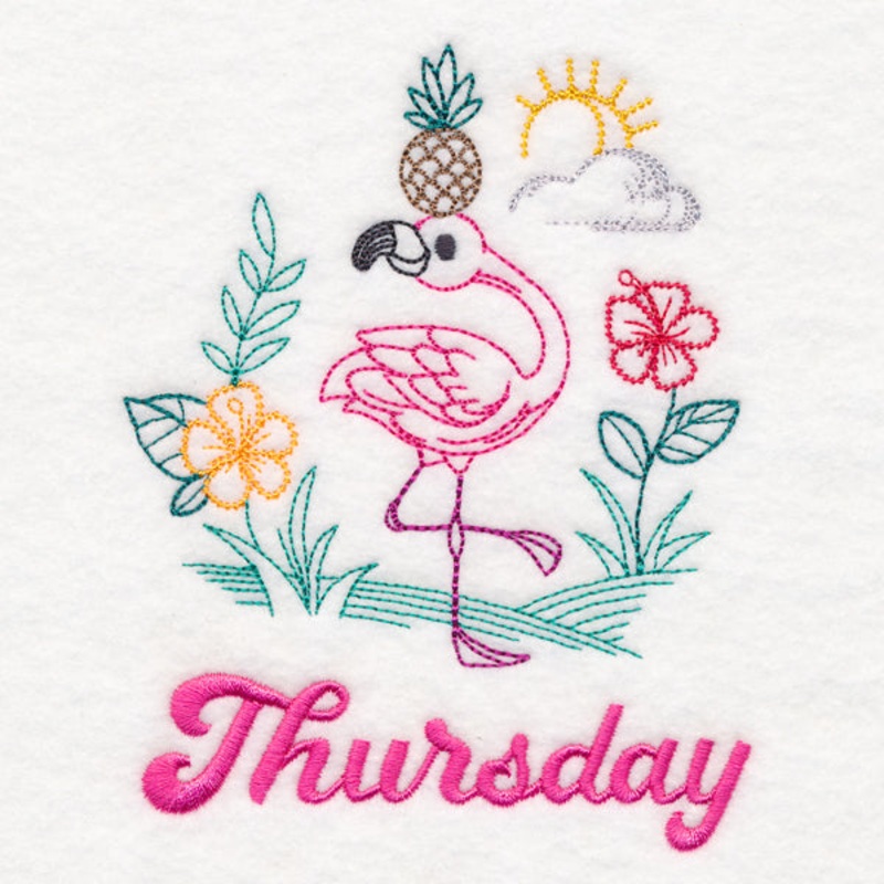Tropical Flamingo – Thursday (Vintage)