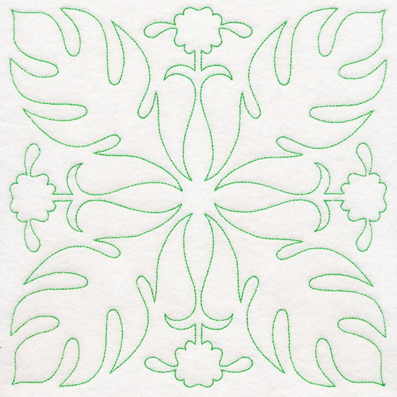 Tropical Paradise Quilting – Luscious Leaves (Double Run)