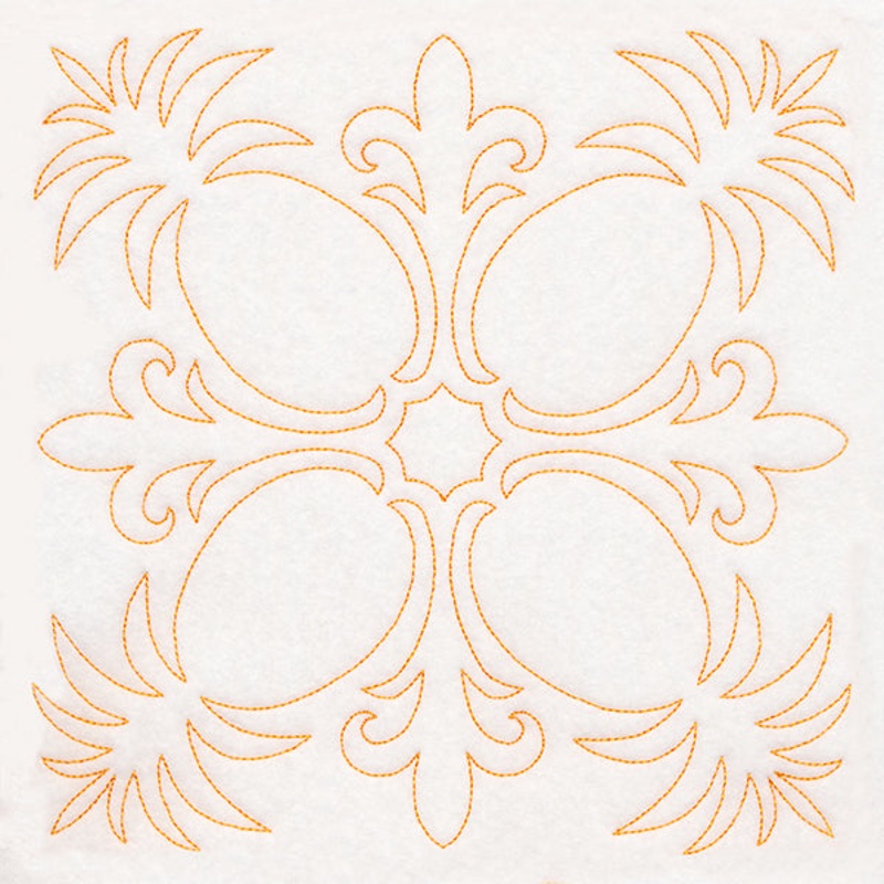 Tropical Paradise Quilting –  Peaceful Pineapples (Double Run)