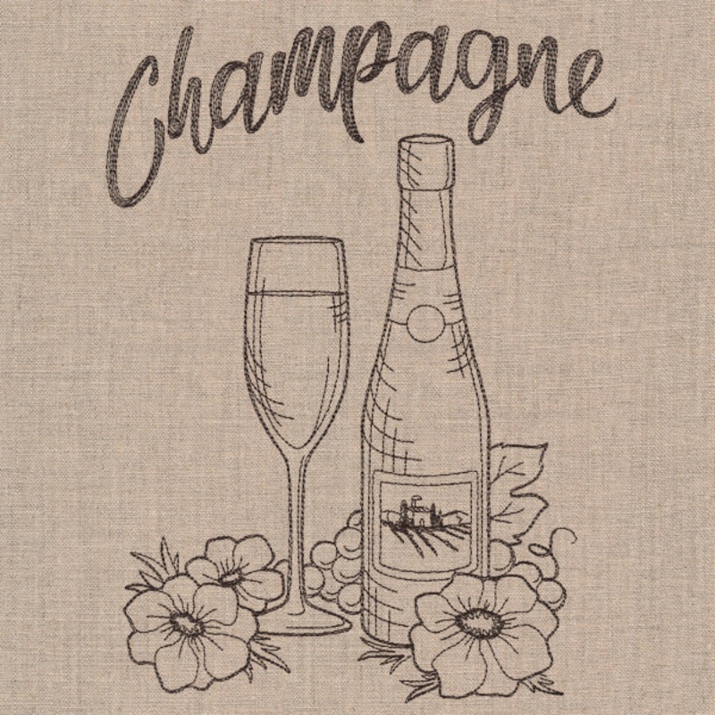 Vineyard Dreams – Champagne|9.15″ x 6.85″ / 232.44mm x 173.95mm|7.8″ x 5.84″ / 198.11mm x 148.25mm|6.48″ x 4.85″ / 164.49mm x 123.14mm|3.85″ x 2.88″ / 97.78mm x 73.14mm|All Sizes