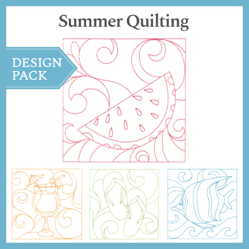 A Summer Quilting Design Pack|7.8″ x 7.8″ / 198.2mm x 198.2mm|6.9″ x 6.9″ / 175.2mm x 175.2mm|5.9″ x 5.9″ / 149.8mm x 149.8mm|4.9″ x 4.9″ / 124.4mm x 124.4mm|3.9″ x 3.9″ / 99mm x 99mm|All Sizes