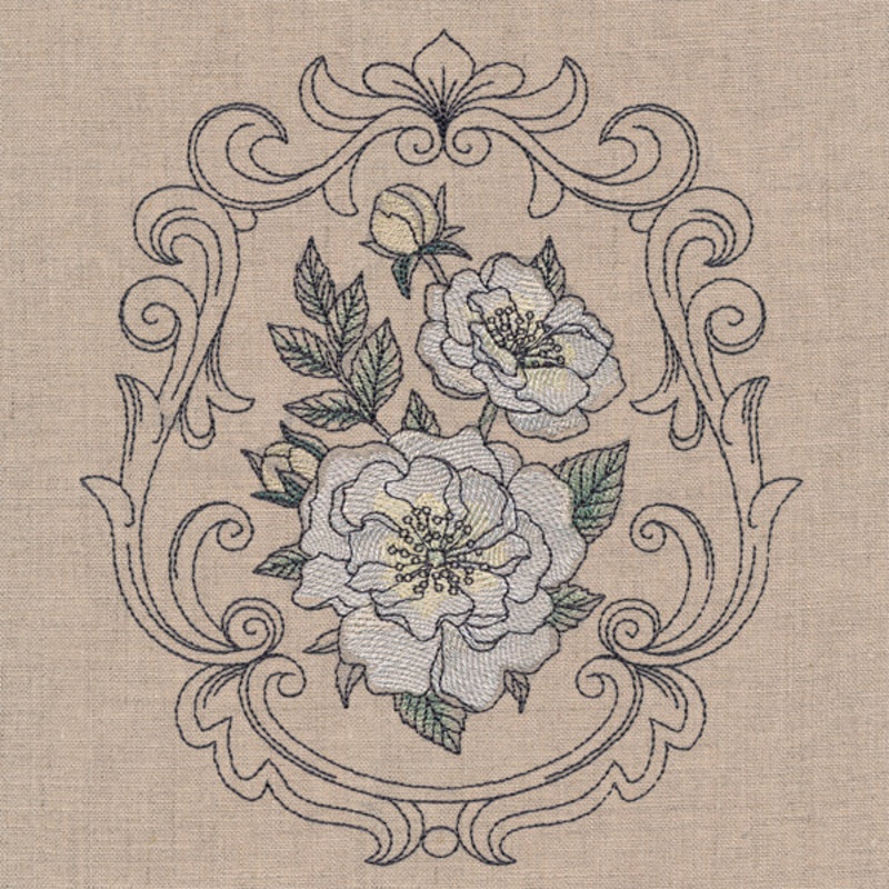 Baroque Blooms Cameo – Goldfinch