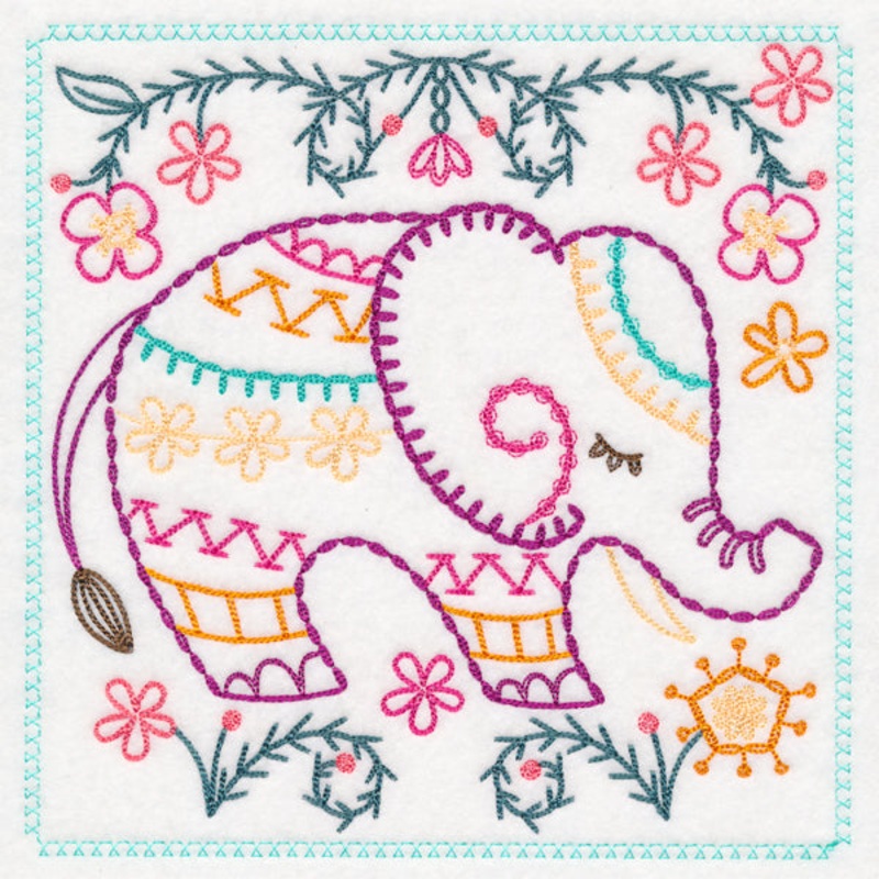 Bright Bazaar – Elephant (Vintage)