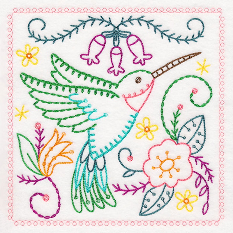 Bright Bazaar – Hummingbird (Vintage)