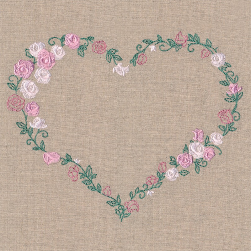 Delicate Rose Heart Wreath|6.87″ x 8.51″ / 174.62mm x 216.08mm|5.88″ x 7.27″ / 149.28mm x 184.72mm|4.85″ x 6″ / 123.11mm x 152.38mm|3.15″ x 3.9″ / 80.03mm x 98.99mm|All Sizes