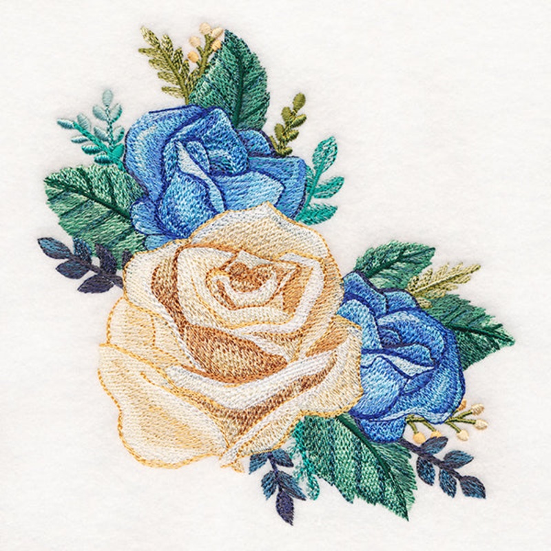 Forest Blooms Corner in Watercolor