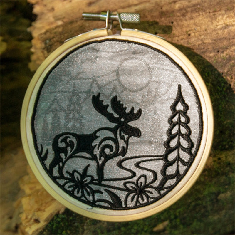 Forest Magic Shadowbox (Organza)