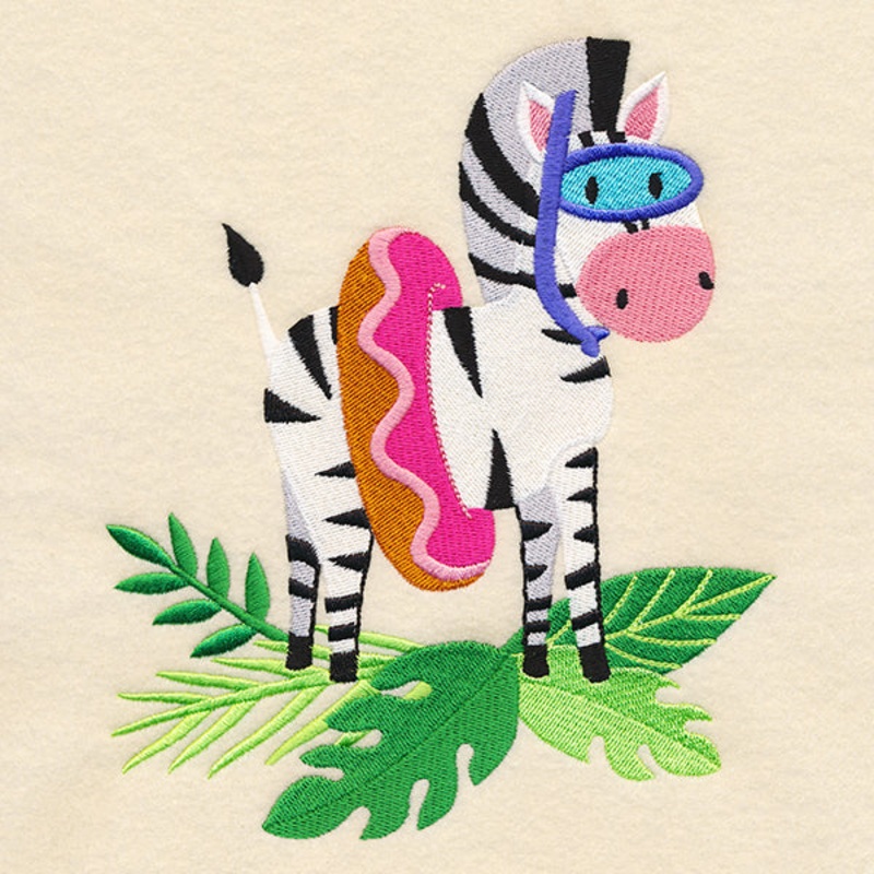 Splash ‘n’ Swim Zebra|6.96″ x 5.85″ / 176.78mm x 148.59mm|5.79″ x 4.87″ / 147.07mm x 123.7mm|3.84″ x 3.24″ / 97.54mm x 82.3mm|All Sizes