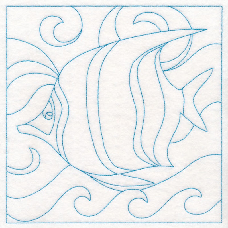 Summer Quilting – Tropical Fish (Double Run)