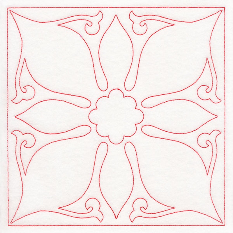 Cheery Christmas Quilting – Poinsettia (Double Run)