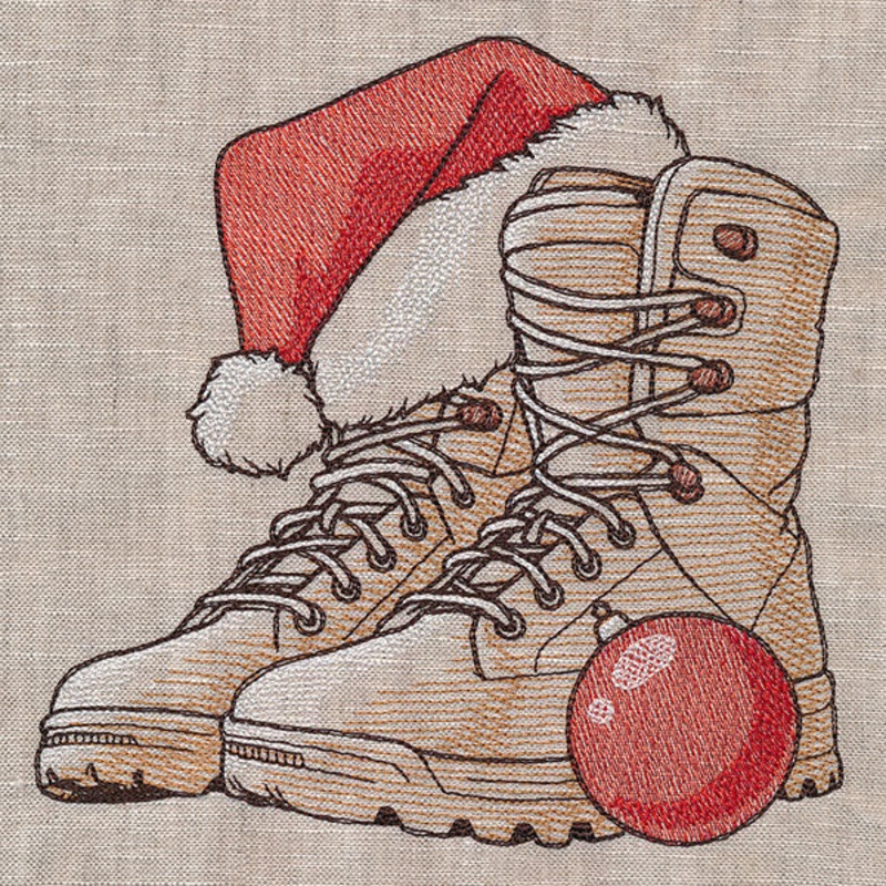 Christmas Combat Boots|7.74″ x 7.8″ / 196.57mm x 198.09mm|6.86″ x 6.91″ / 174.21mm x 175.46mm|5.85″ x 5.9″ / 148.68mm x 149.77mm|4.86″ x 4.89″ / 123.43mm x 124.22mm|All Sizes