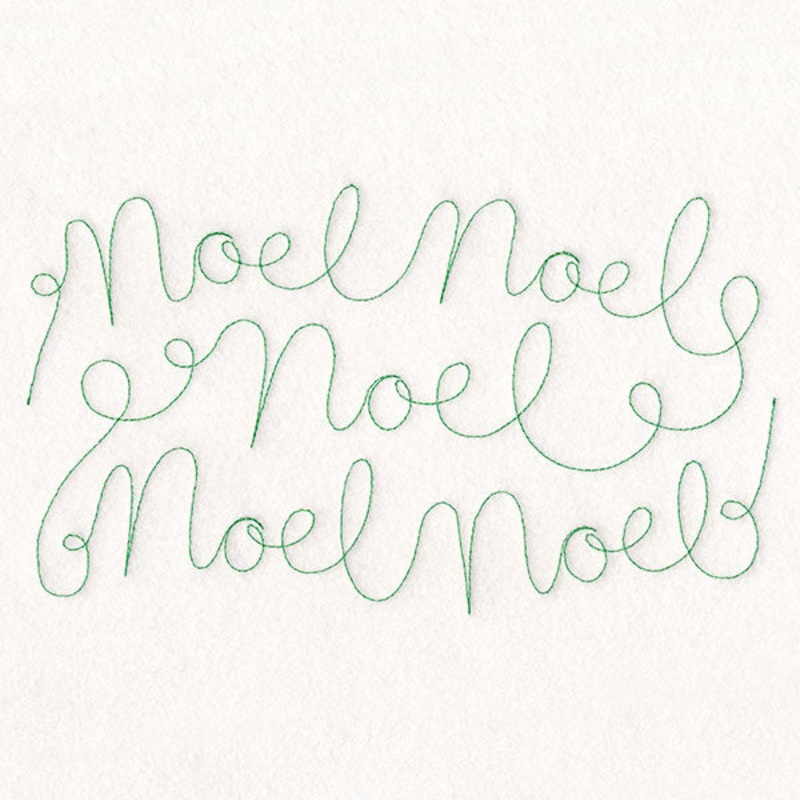 Christmas Sayings – Noel (Edge-to-Edge Quilting)