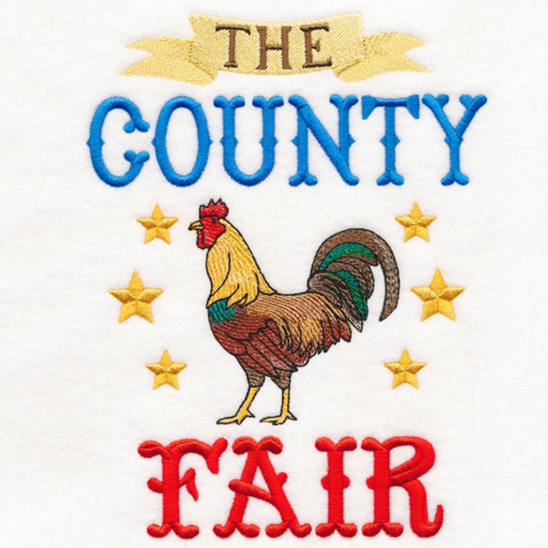 County Fair Cock-a-doodle-doo|7.61″ x 5.86″ / 193.34mm x 148.84mm|6.2″ x 4.77″ / 157.5mm x 121.23mm|3.89″ x 3.04″ / 98.84mm x 77.14mm|All Sizes