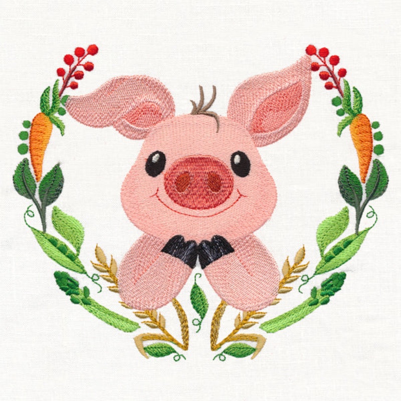 County Fair Piglet|6.57″ x 7.78″ / 166.85mm x 197.73mm|5.86″ x 6.94″ / 148.74mm x 176.31mm|4.86″ x 5.75″ / 123.34mm x 146.14mm|All Sizes